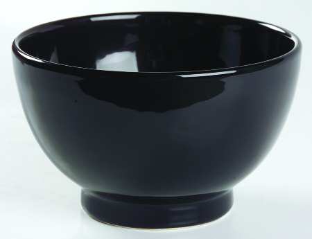 Prisma Black 5" Footed Bowl by Vista Alegre