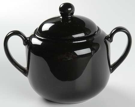 Prisma Black Sugar Bowl & Lid