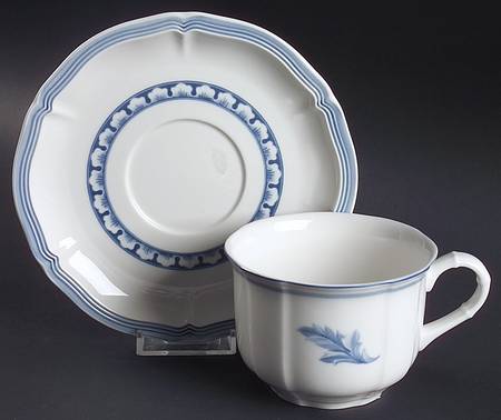 Casa Azul Breakfast Cup & Cream Soup Saucer Set by Villeroy & Boch