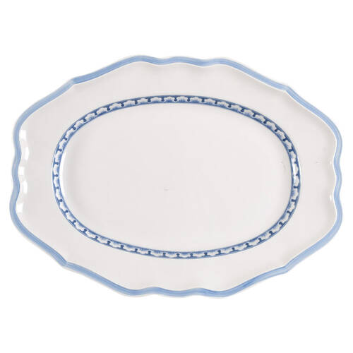 Casa Azul 14" Oval Serving Platter by Villeroy & Boch