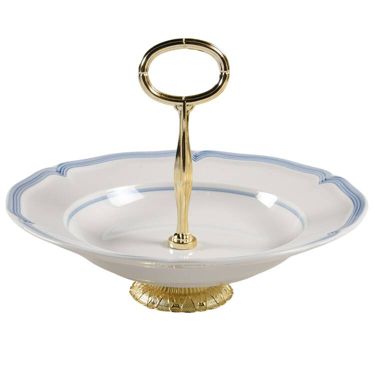Casa Azul Modesto 6"-7" Handled Footed Nut Dish HC