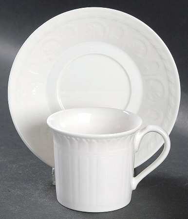 Cellini Flat Demitasse Cup & Saucer Set