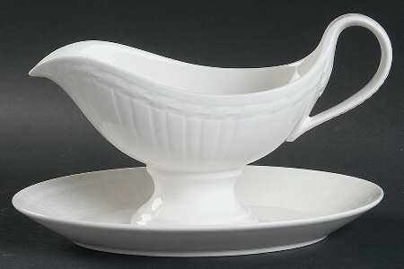 Cellini Gravy Boat & Underplate/Relish
