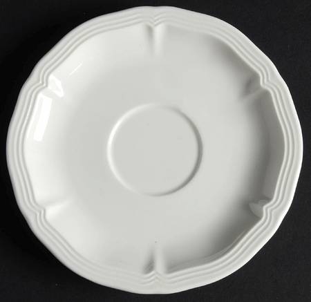 Chambord (White, Fine China) Saucer for Demitasse Cup