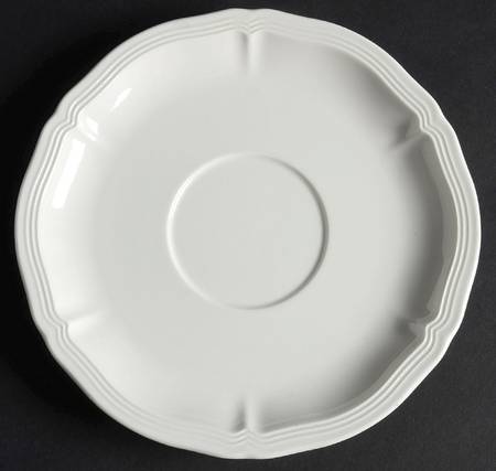 Chambord (White, Fine China) Saucer for Breakfast Cup