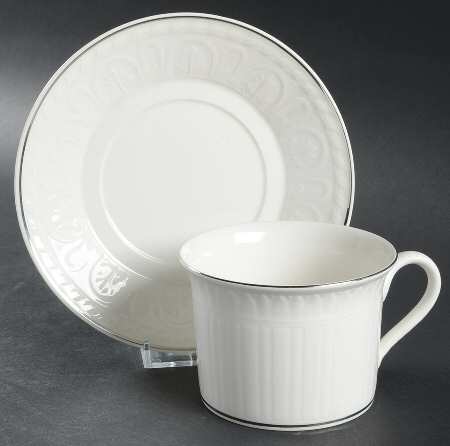 Palatino (Smooth Edge) Breakfast Cup & Cream Soup Saucer Set