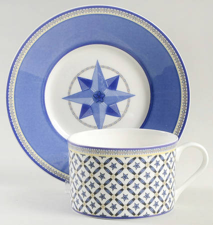 Cambridge Flat Cup & Saucer Set