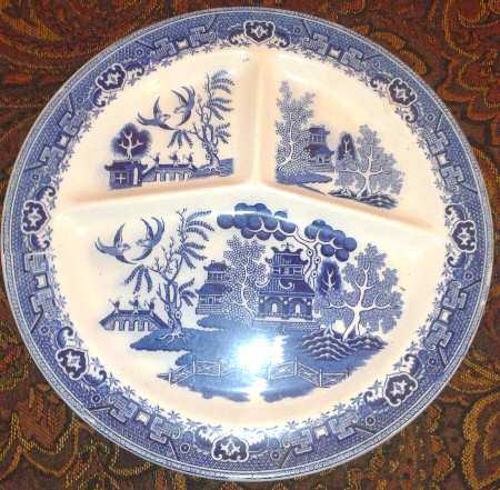 Blue Willow Grill Plate