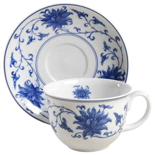 Lapis Flat Cup & Saucer Set