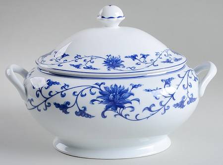 Lapis Tureen &  Lid
