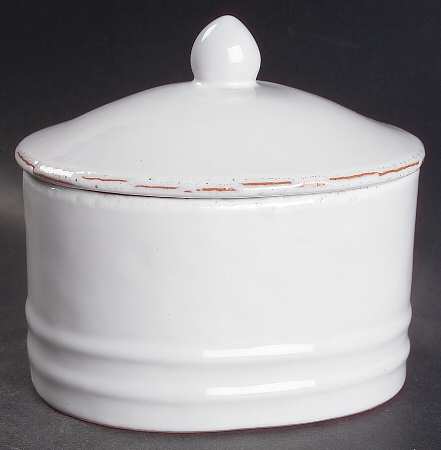 Bianco Oval Box & Lid