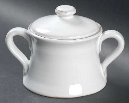 Bianco Sugar Bowl & Lid