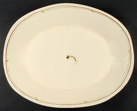 Fiori Di Bosco 19" Oval Serving Platter