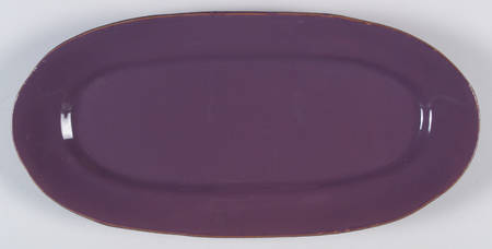 Melanzana (Eggplant) 16" Oval Serving Platter