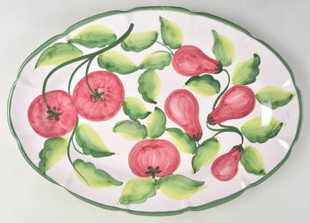 Pomodoro 16" Oval Serving Platter