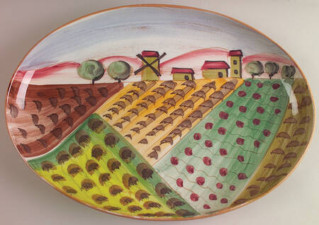 Tuscany 17" Oval Serving Platter
