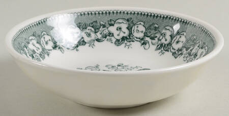 Balmoral Green Fruit/Dessert (Sauce) Bowl