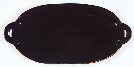 Chiaroscuro 18" Oval Handled Platter