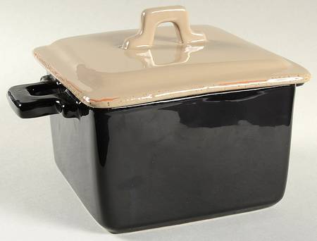 Chiaroscuro 2 Quart Square Casserole with Ceramic Lid