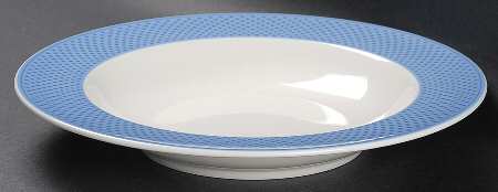 Tipo Blue.Com Large Rim Soup Bowl