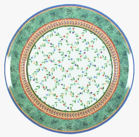 Del Bosco 13" Chop Plate (Round Platter)