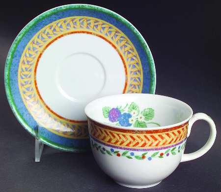Del Bosco Flat Cup & Saucer Set