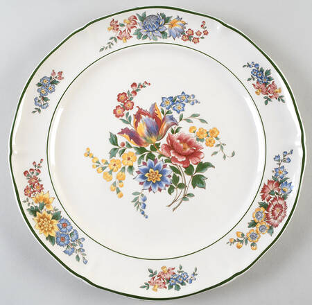 Fleurs De Montclair 12" Chop Plate (Round Platter)
