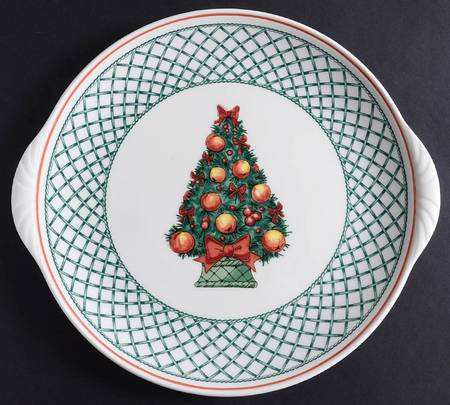 Basket Handled Cake Plate