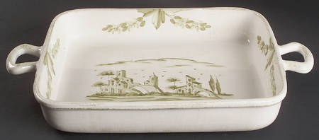 Borgo Antico 17" Rectangular Baker