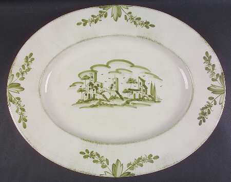 Borgo Antico 19" Oval Serving Platter