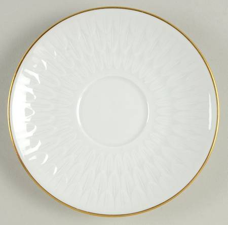 Florence (Gold Trim) Saucer