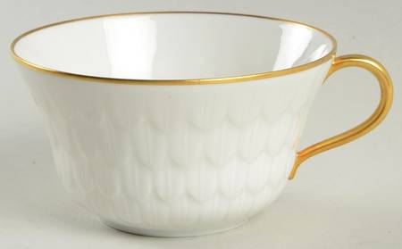 Florence (Gold Trim) Flat Cup