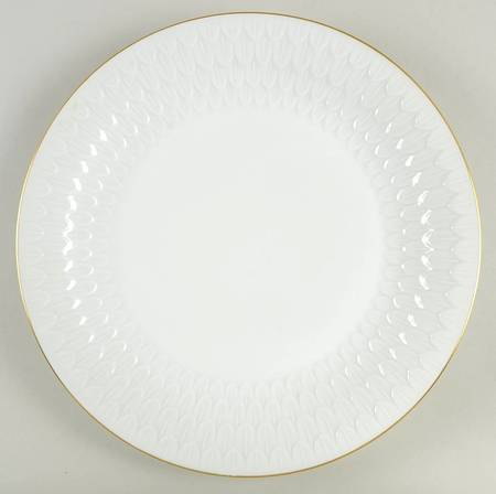 Florence (Gold Trim) 12" Chop Plate (Round Platter)