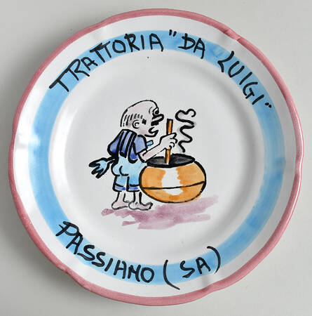Ristorante Dinner Plate by Vietri (Italy)