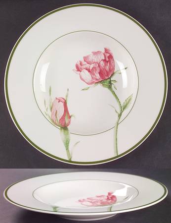Flora Large Rim Soup Bowl by Villeroy & Boch