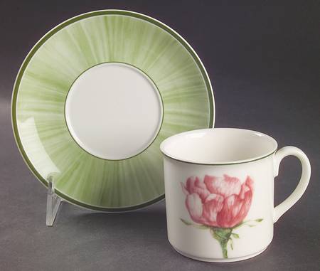 Flora Flat Cup & Saucer Set