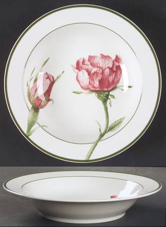 Flora Rim Cereal Bowl