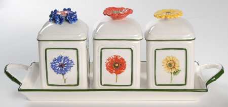 Flora (4 Piece) Jam/Jelly Set (JJM1, JJM2, JJM3 & JJS4T)