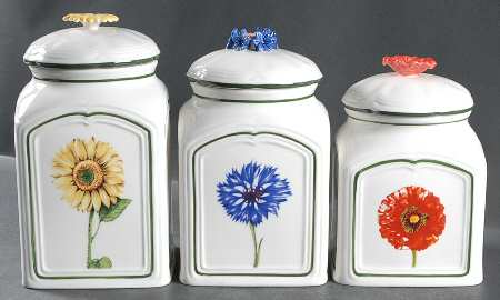 Flora (3 Piece) Canister Set (Box Set)