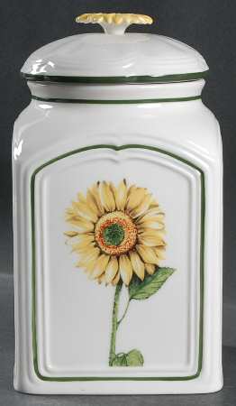 Flora Large Canister & Lid