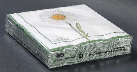Flora Package of Paper Cocktail Napkins