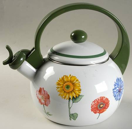Flora Metal Kettle & Lid