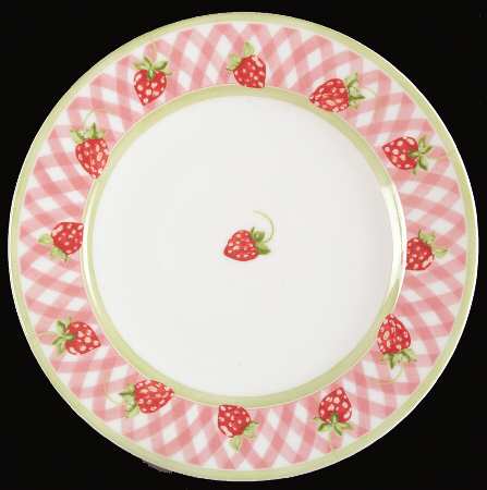 Strawberries 'N Cream Salad Plate