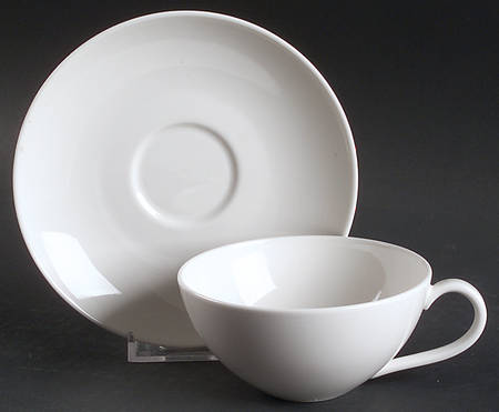 Flat Cup & Saucer Set