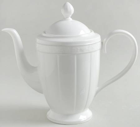 Gray Pearl Coffee Pot & Lid
