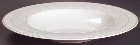 Gray Pearl Large Rim Soup Bowl