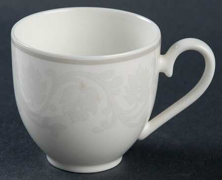 Gray Pearl Flat Demitasse Cup