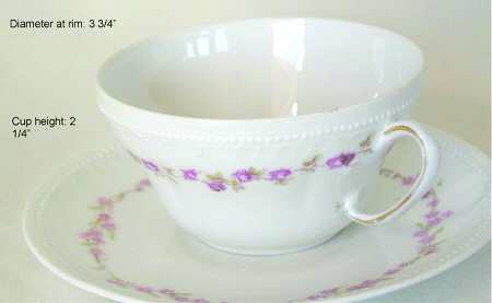 VTO49 Flat Cup & Saucer Set