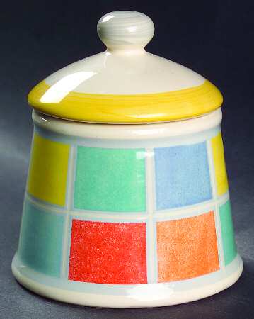 Twist Alea (Faience) Sugar Bowl & Lid