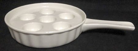 Bianco 6 Hole Escargot/Snail Dish
